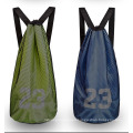 Durable Adjustable Drawstring Mesh Bag Soccer Ball Basketball Carrying Sport Backpack